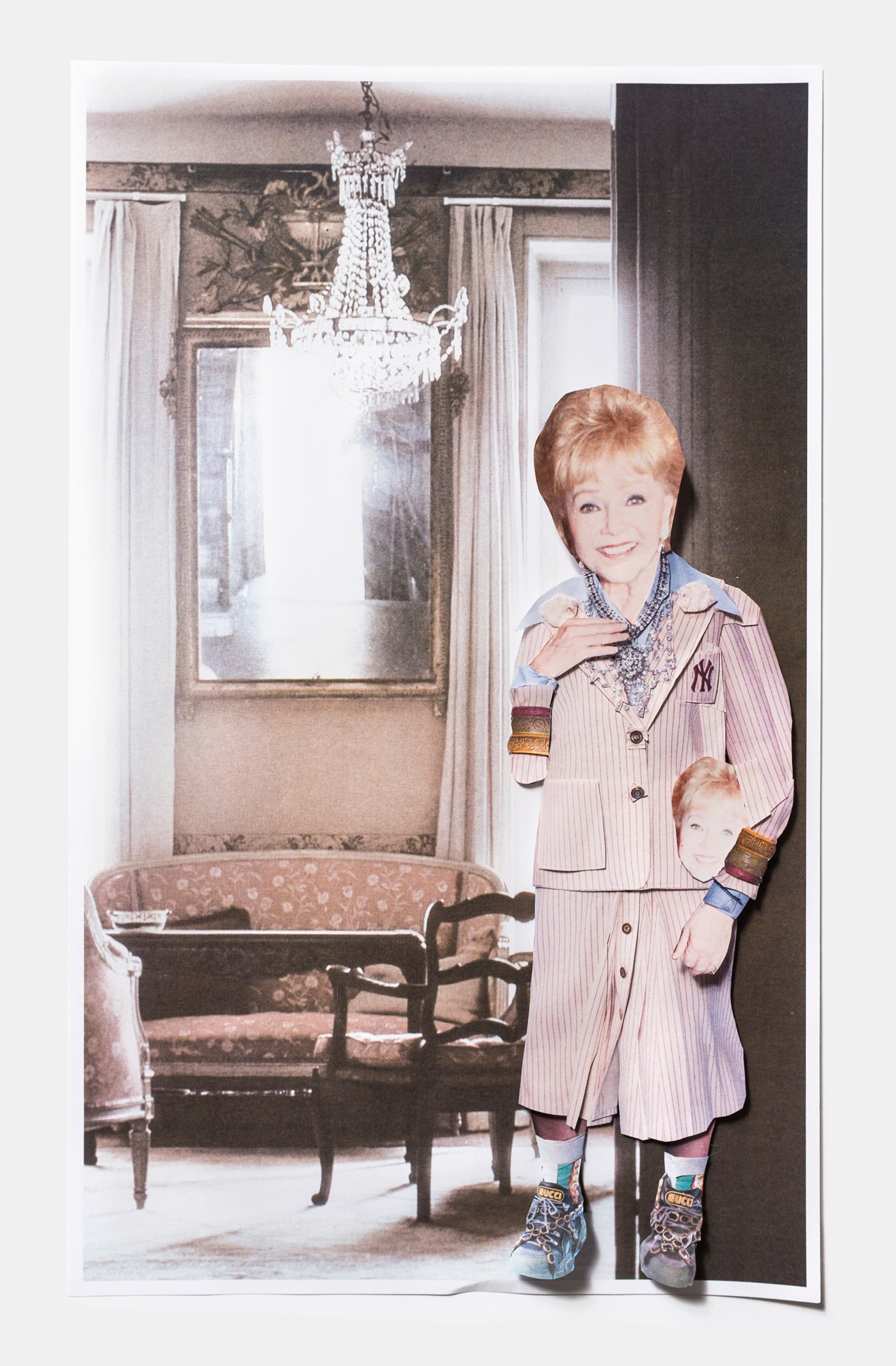Debbie Reynolds in Gucci