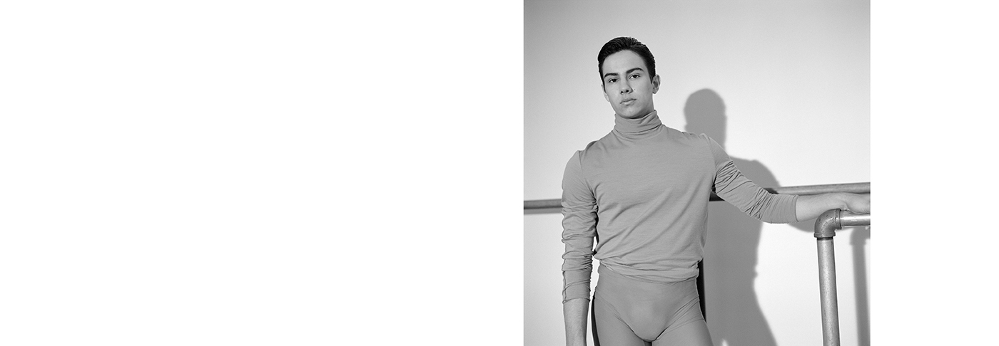 Turtleneck by COS. Tights, talent's own.