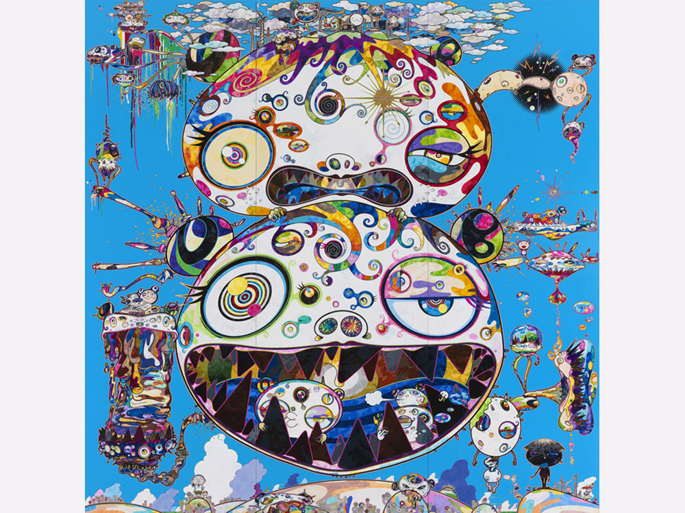 Neo-pop artist Takashi Murakami, who's collaborated with Louis